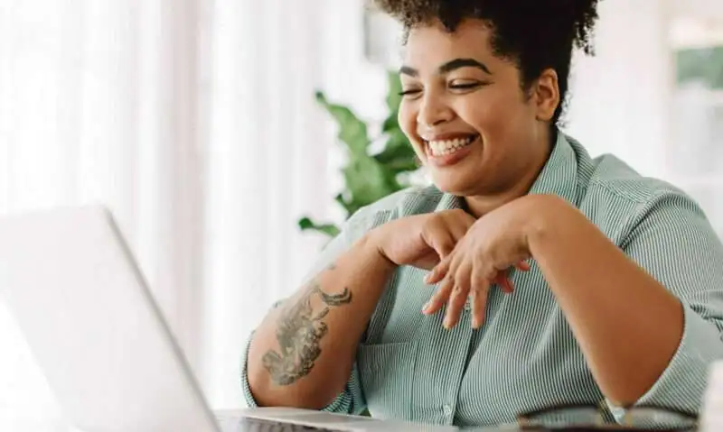 BestMind customer in a telemedicine appointment.